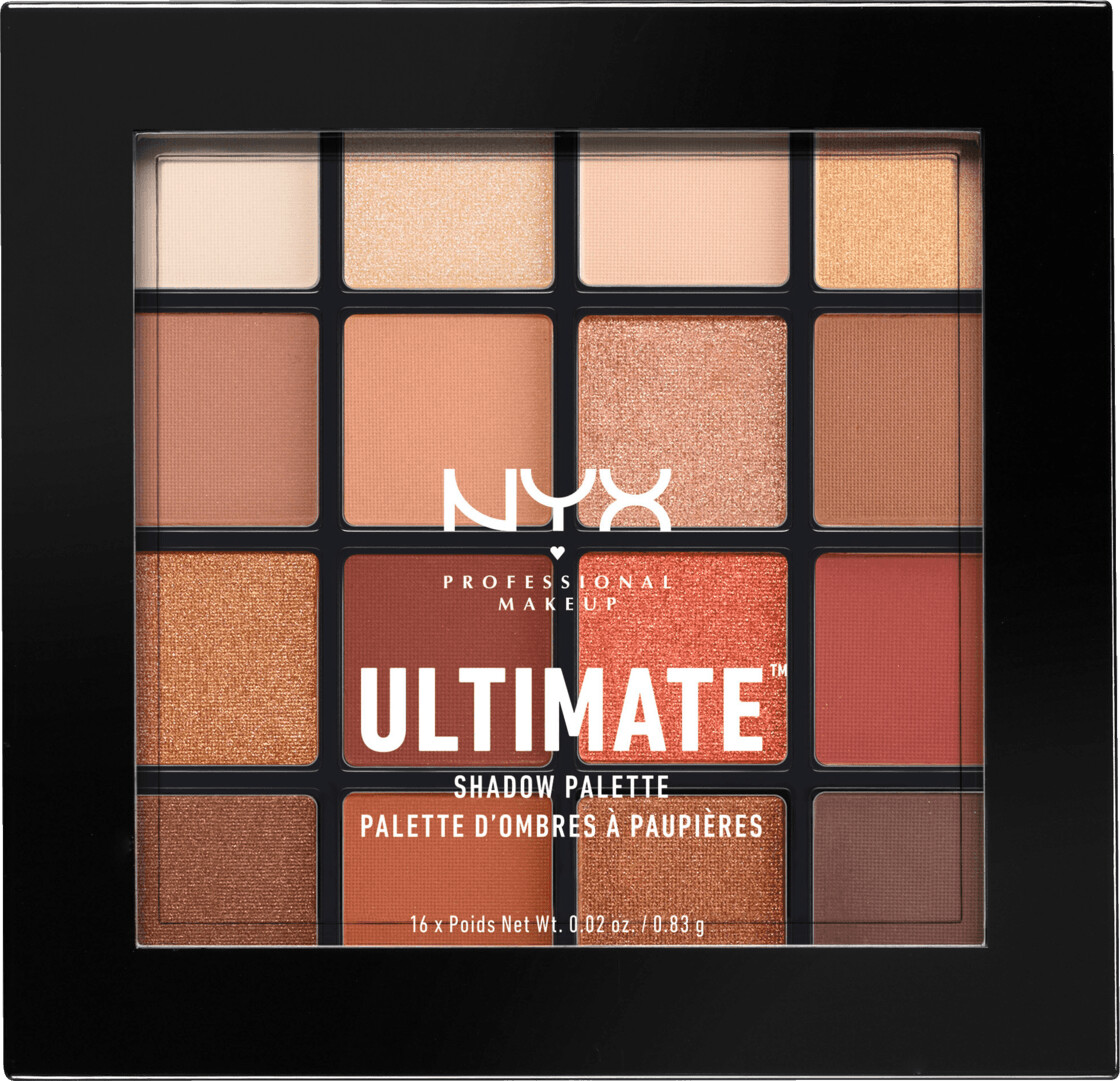NYX Eyeshadow Ultimate Shadow Palette 03 Warm Neutrals (13,3g)