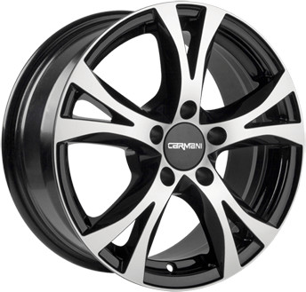 Carmani 9 Compete (6.5x15) black polish