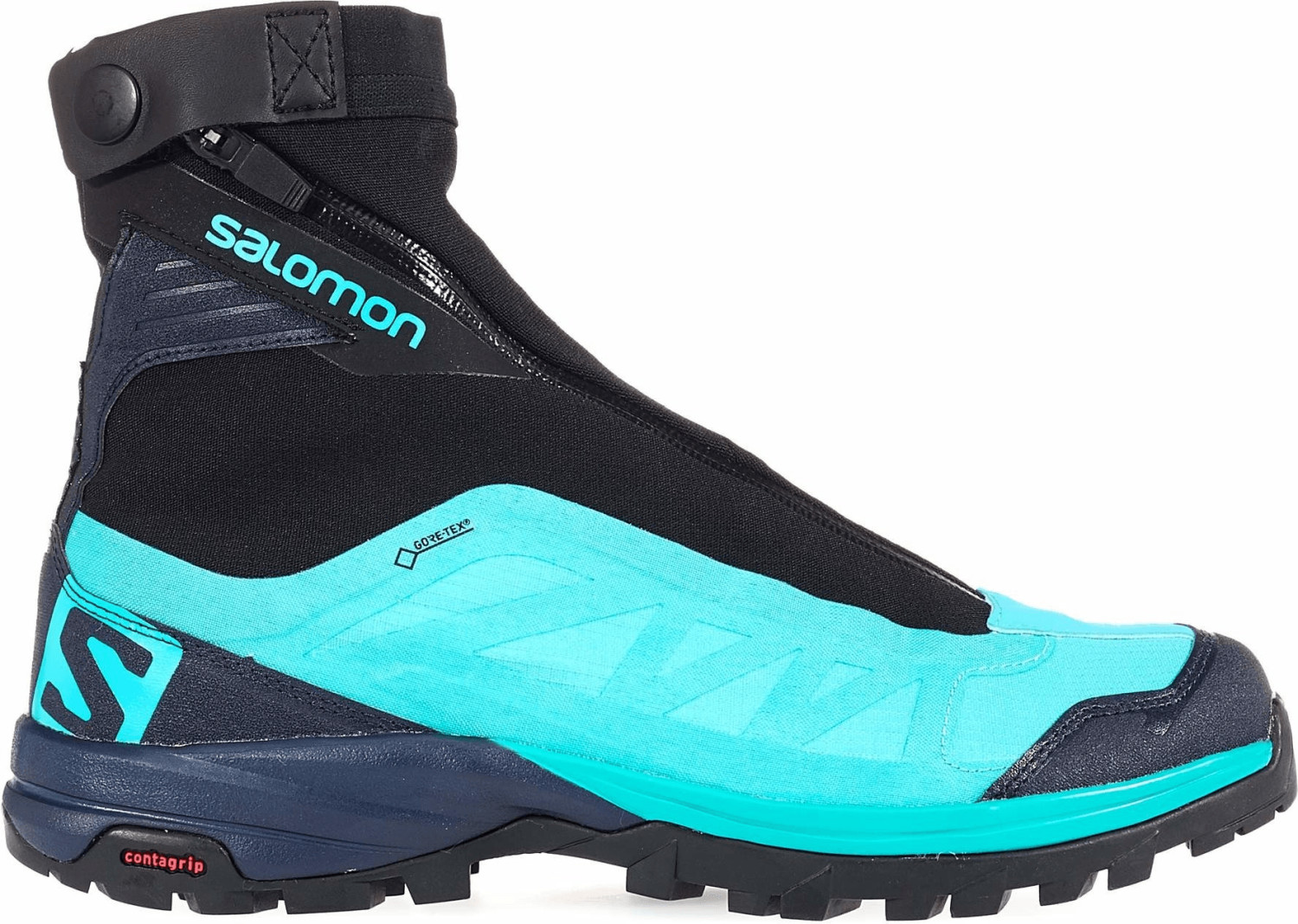 salomon mallard blue & navy outpath pro gtx trainers
