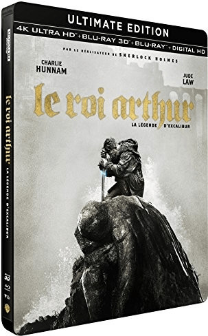 Le roi Arthur : La légende dExcalibur [4K Ultra HD + Blu-ray 3D + Blu-ray + Digital UltraViolet - Édition boîtier SteelBook]