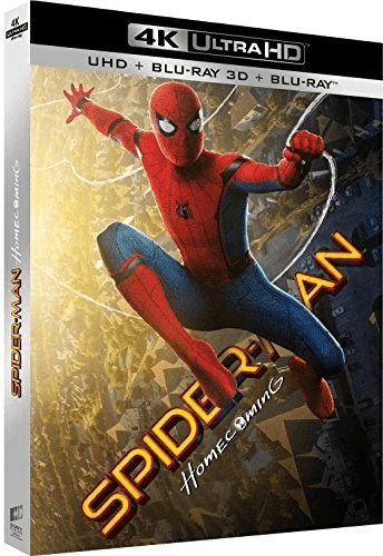 Spider-Man : Homecoming - UHD + BD 3D + BD (UV) [Blu-ray]