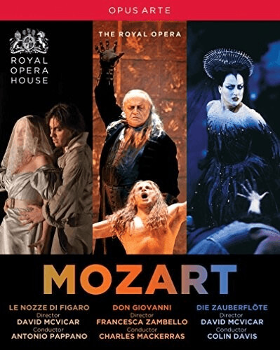 Mozart : Don Juan - La Flûte enchantée - Les Noces de Figaro. Mackerras, Davis, Pappano. [Blu-ray]