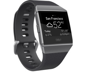 ionic charcoal smoke gray fitbit