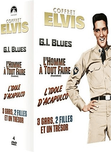 Paramount Coffret Elvis : G.I. Blues + L'homme à tout faire + L'idole d'Acapulco + 3 gars, 2 filles et un trésor [DVD]