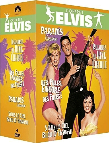 Paramount Coffret Elvis : Paradis Hawaïen + Bagarres au King Creole + Des filles, encore des filles ! + Sous le ciel bleu d'Hawaii [DVD]