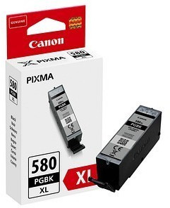 Cartouche d'encre originale Canon PGI-580BK XL Noir haute capacité