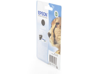 4 Stück Go Inks E-711 Kompatible Schwarze Tintenpatrone als Ersatz für Epson T0711 zur Verwendung mit Epson Stylus Druckern