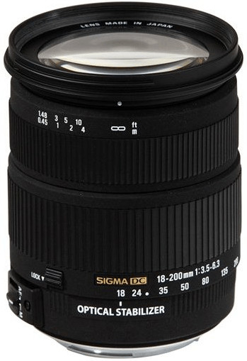 Sigma 18-200mm f3.5-6.3 DC OS Canon