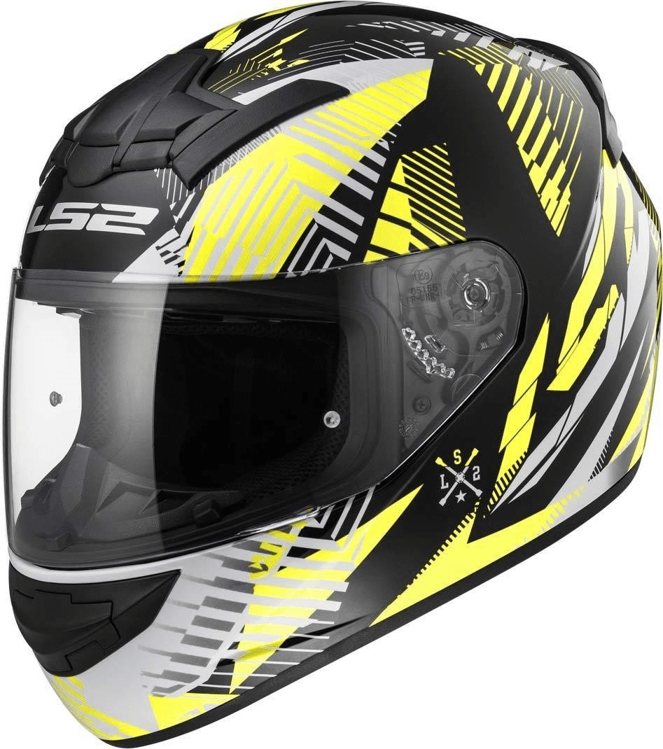 LS2 FF352 Rookie Infinite black/yellow