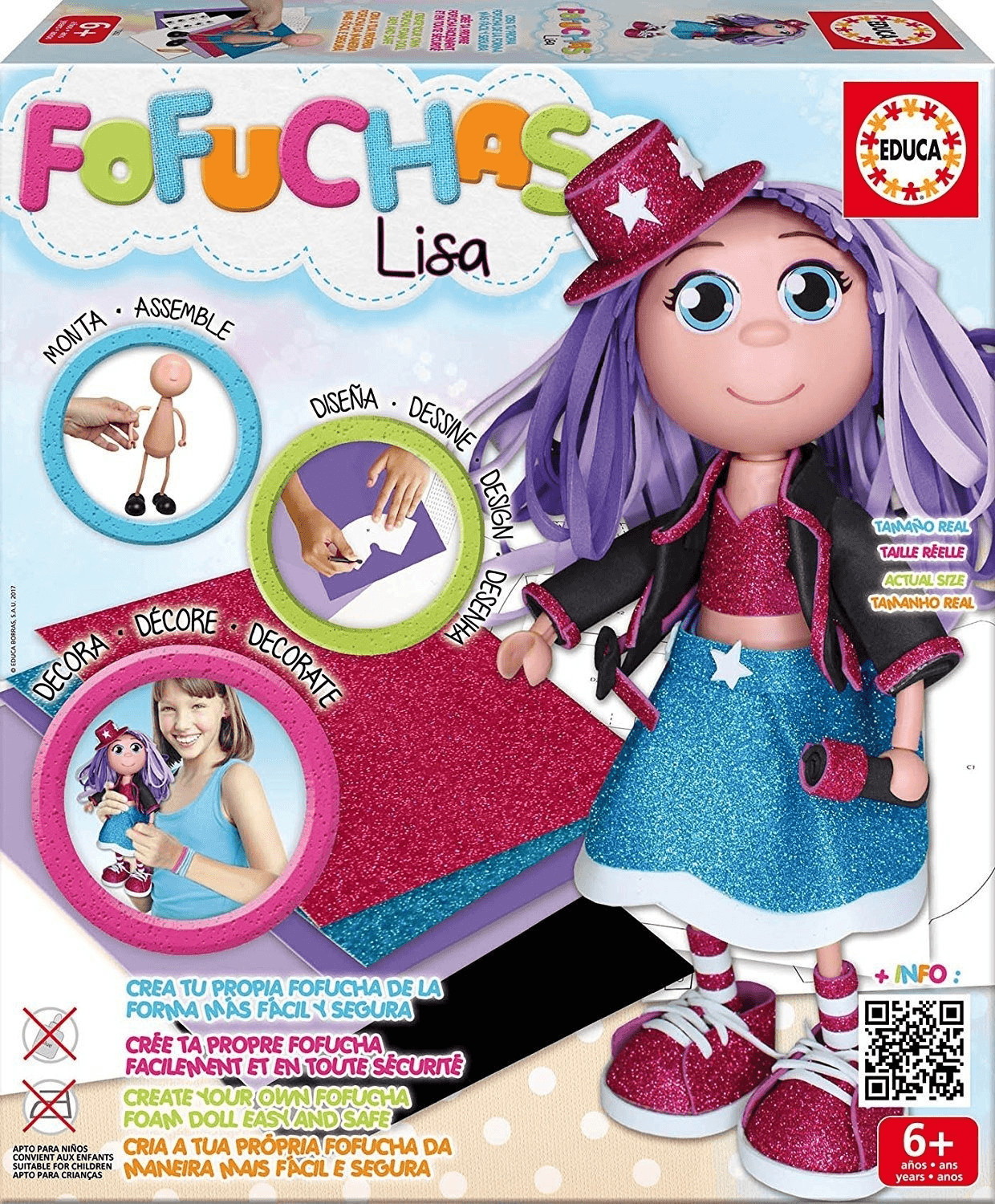 Educa Borrás Fofuchas Lisa (Pop Star)