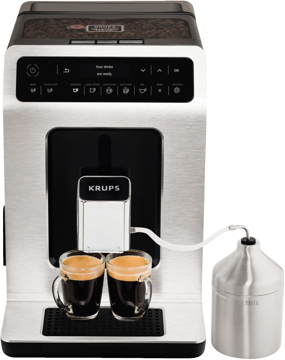 Test Krups Expresso broyeur Evidence : une machine à café trop limitée -  Les Numériques