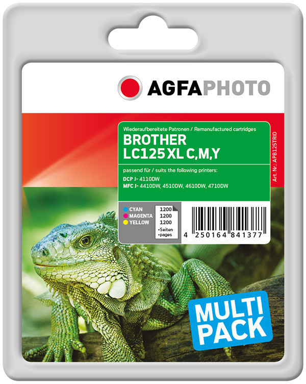 AgfaPhoto APB125TRID pour Brother LC-125XL