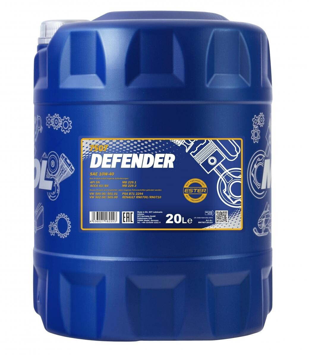 Mannol Defender 10W-40 (20 l)