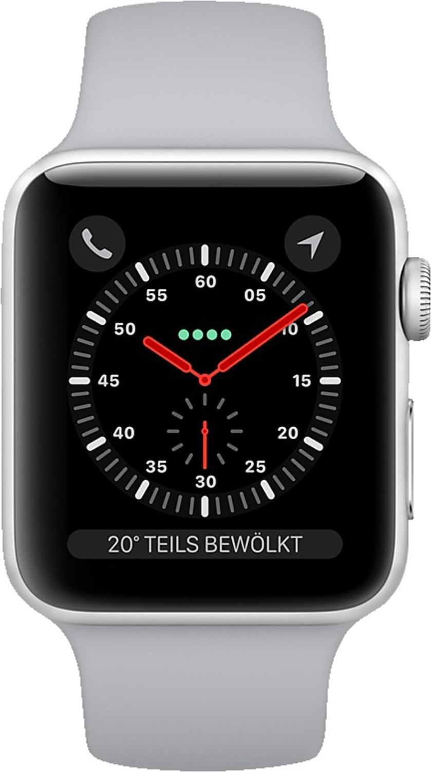 apple watch series 3 gps silver
