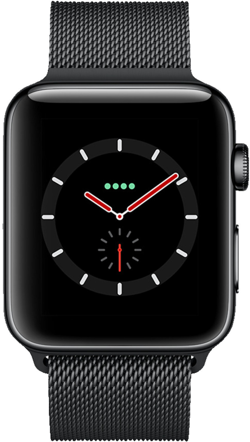 42mm space black milanese loop