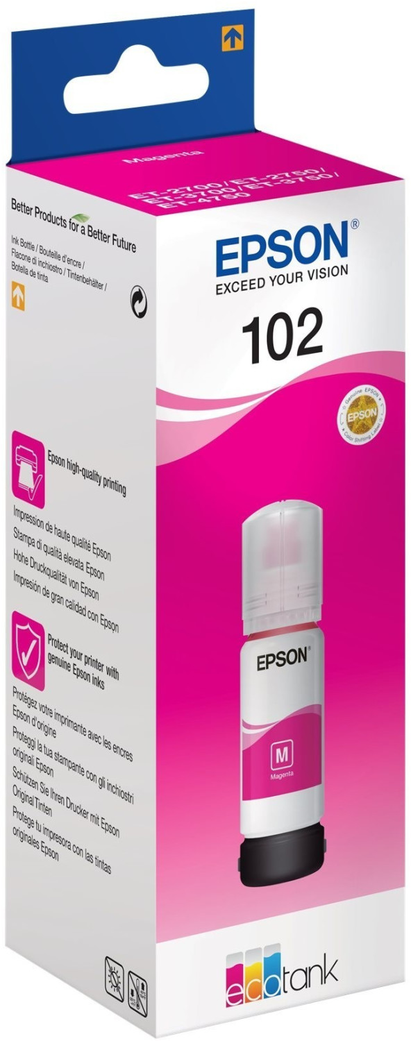 Epson 102 - Flacon d'encre équivalent à C13T03R340, T102 - Magenta
