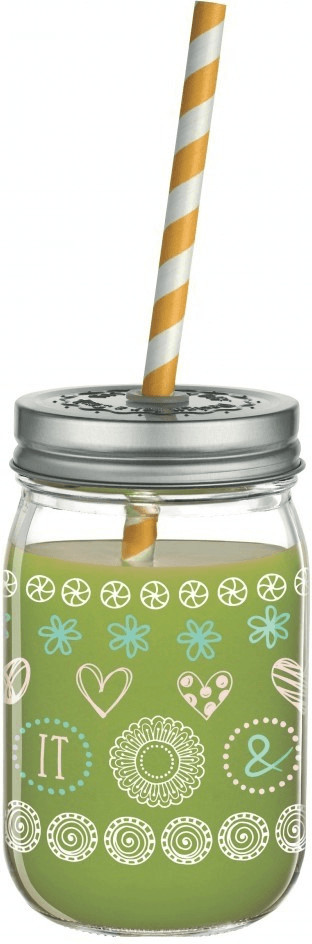Ritzenhoff Make It Take It Design Smoothie Glass 2017