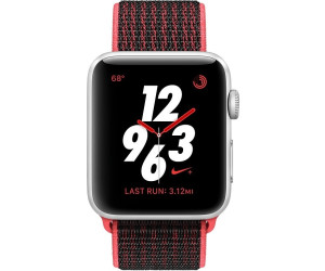 Apple Watch Series 3 Nike+ GPS + Cellular Silber 38mm Bright