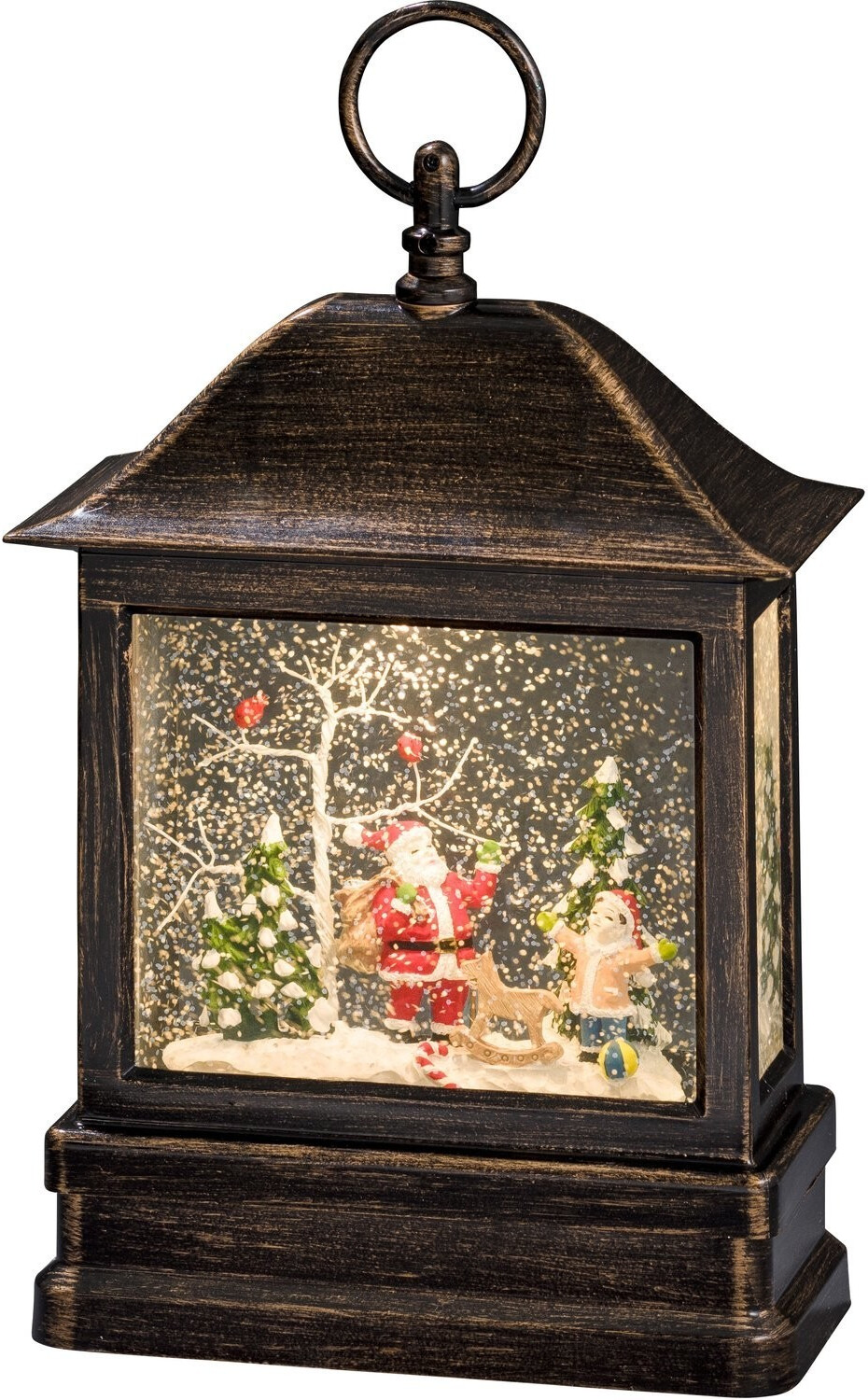 Konstsmide LED Schneelaterne Weihnachtsmann und Kind (2886-000) ab 49,99 €  | Preisvergleich bei