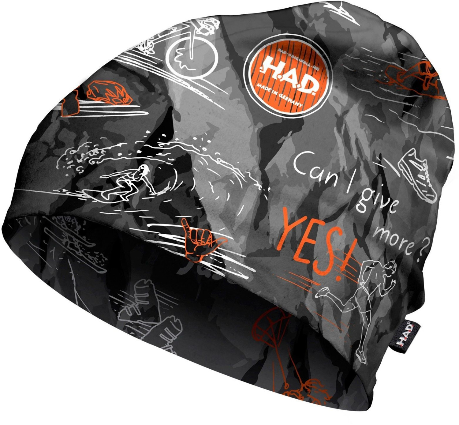 H.A.D. Printed Fleece Beanie mountain calling