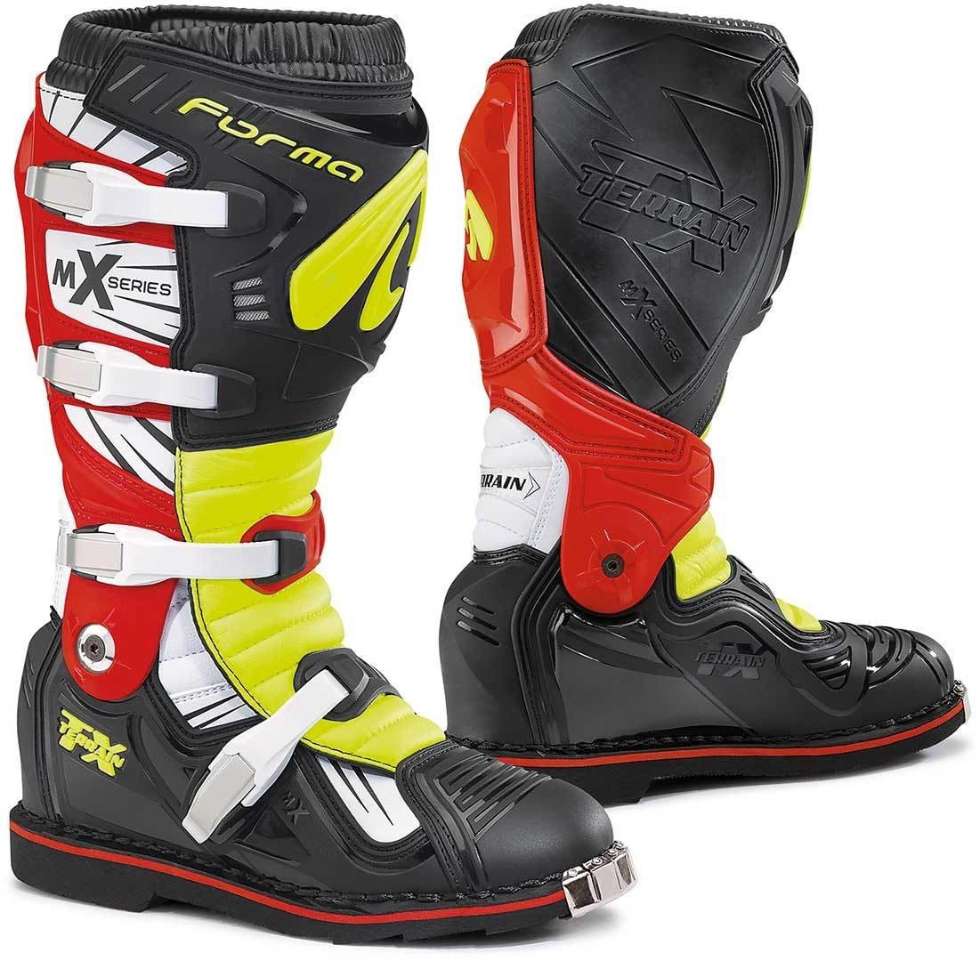Forma Boots Bottes Terrain TX 2.0 jaune/noir/rouge