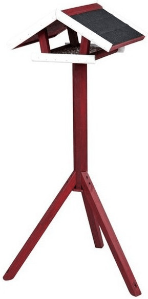 Trixie Natura Mangeoire oiseau 46 x 22 x 44 cm / 1,15 m rouge/blanc (55806)