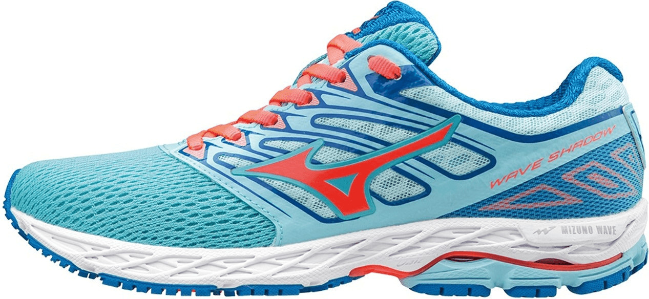 Mizuno Wave Shadow Women blue topaz/fiery coral/imperial blue