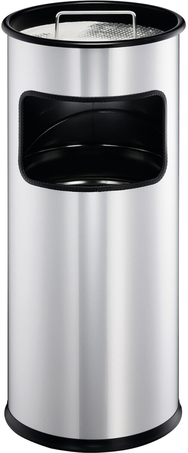 DURABLE Poubelle cendrier 19 L argent
