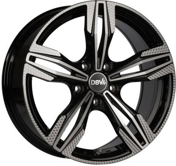 DBV Vienna (8x18) black glossy polished