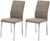 MCA Stuhl Flores bei MCA furniture Esszimmerstuhl »Flores C Tellerfuß« 2er-Set Stuhl drehbar 360° max. 130 Kg belastbar, rosa