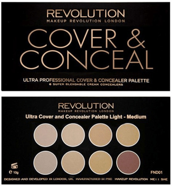 Makeup Revolution Ultra Cover and Concealer (10g)