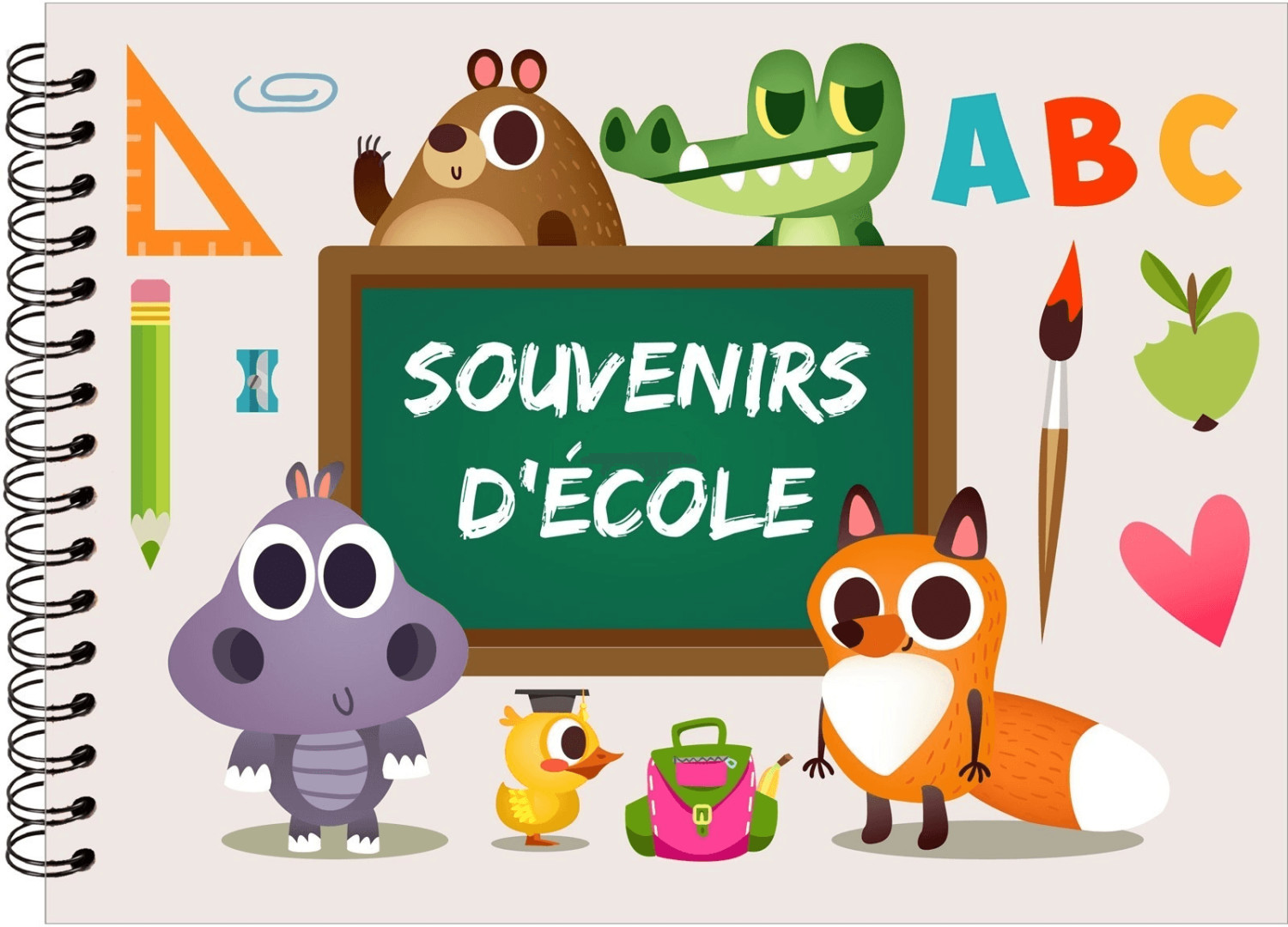 Panodia Album Scolaire Souvenir d'Ecole - 8 pochettes