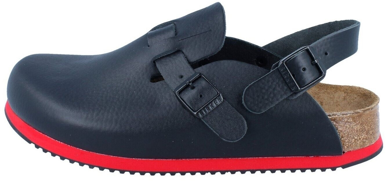 Birkenstock Kay SL Soft Footbed black/red (regular)