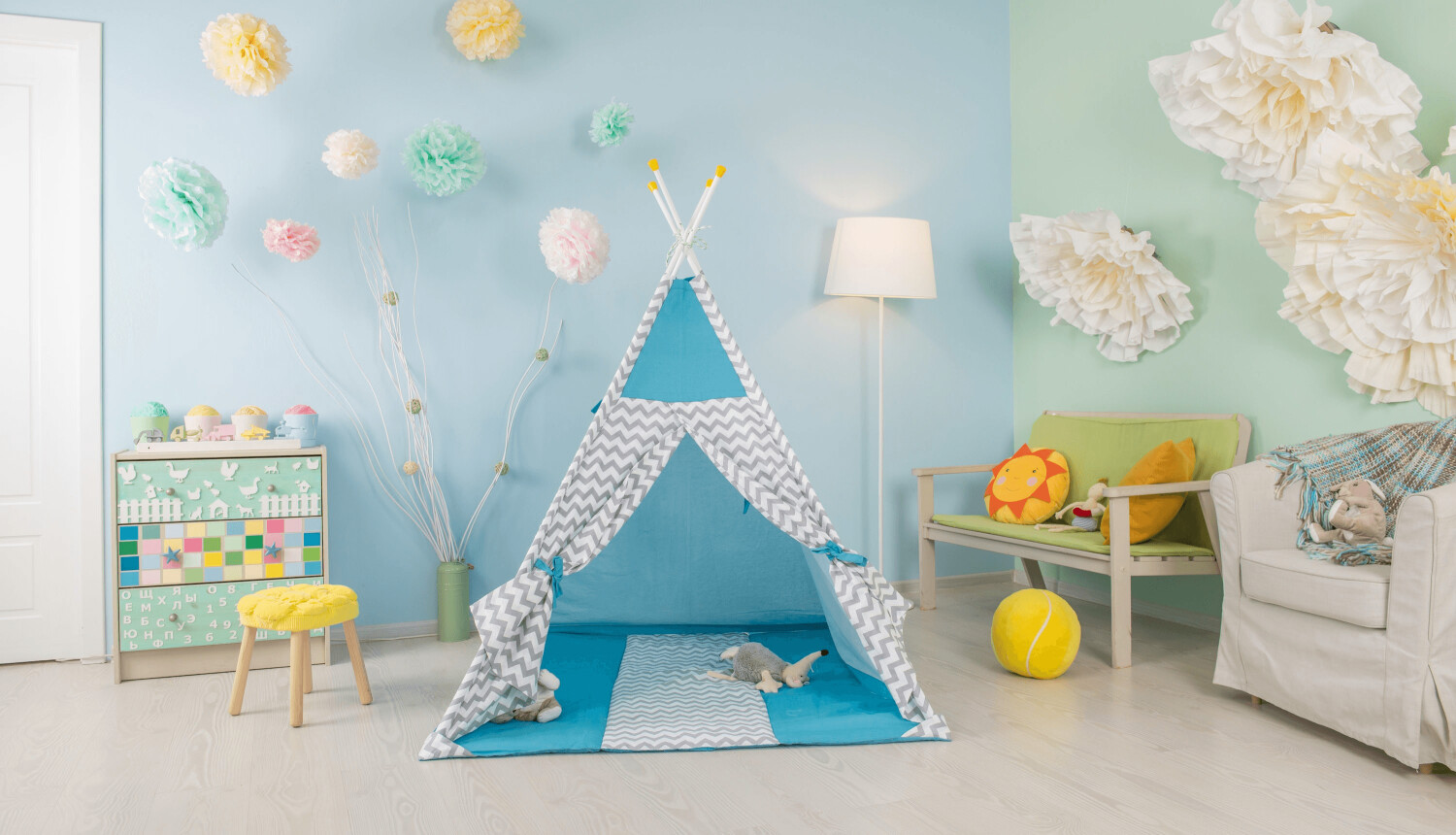 Polini Kids Tipi Zickzack (1433)