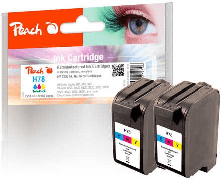 Peach PI300-454 pour HP 78 couleur