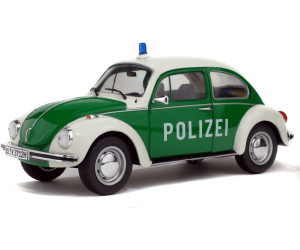 Volkswagen VW Käfer 1200 Polizei Deutschland Baujahr 1977 grün weiß 1:43 At 