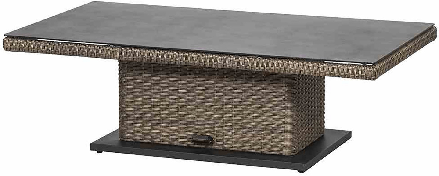 Siena Garden Teramo Lounge LiftTisch 130x75cm bronze (254997) ab 449