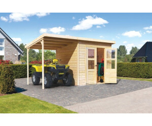 Karibu Merseburg Moisburg 4 Mit Schleppdach 375 X 214 Cm Ab 656 79 Preisvergleich Bei Idealo De