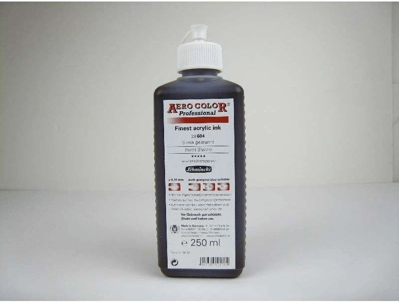 Schmincke Aero Color 250ml blanc terre de Sienne brûlée