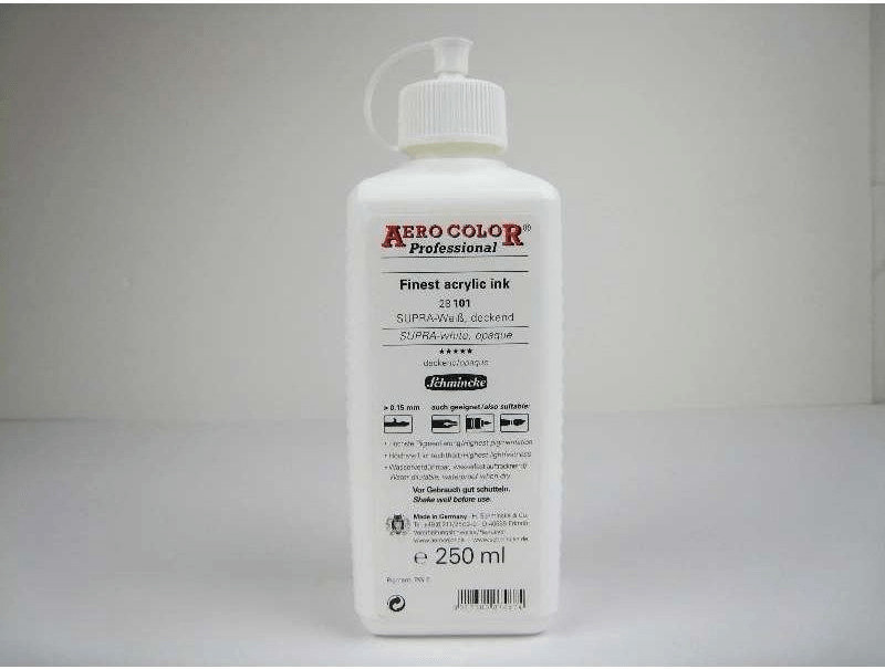 Schmincke Aero Color 250ml blanc supra opaque