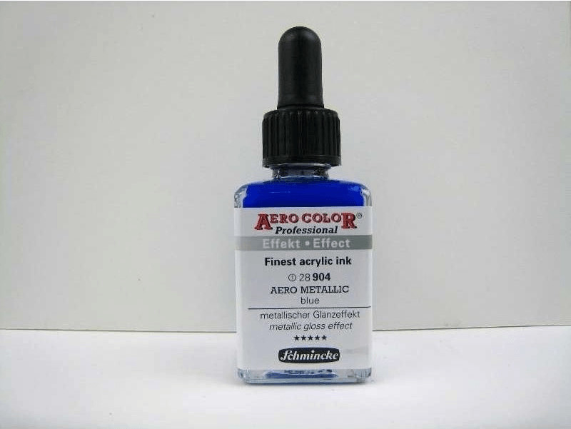 Schmincke Aero Color professionnel 28 ml bleu métallique