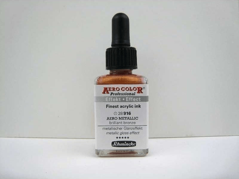 Schmincke Aero Color professionnel 28 ml bronze métallique