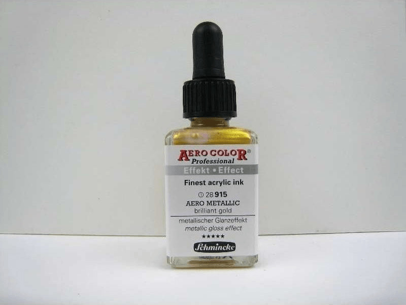 Schmincke Aero Color professionnel 28 ml or métallique