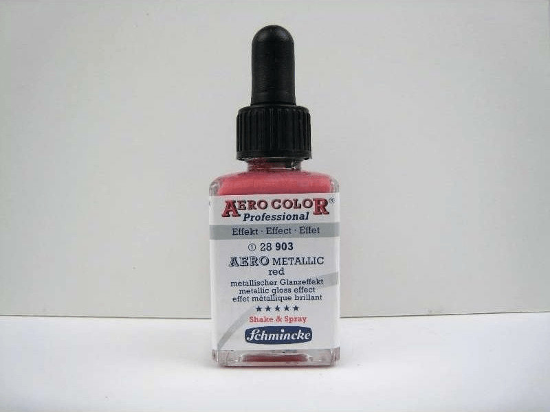 Schmincke Aero Color professionnel 28 ml rouge métallique