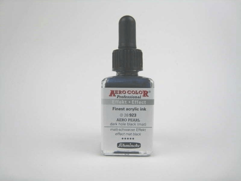 Schmincke Aero Color professionnel 28 ml noir nacré mat