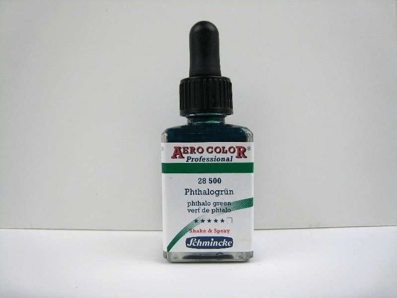 Schmincke Aero Color professionnel 28 ml vert de Phtalo