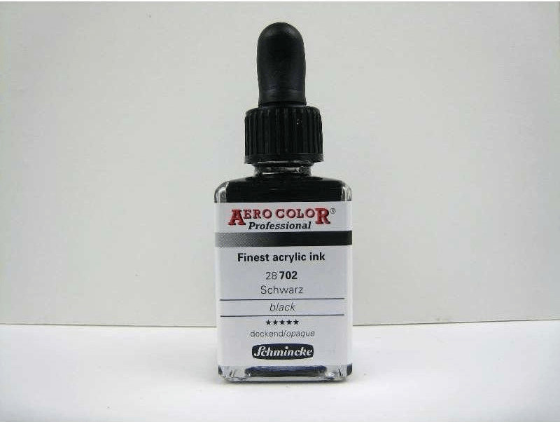Schmincke Aero Color professionnel 28 ml noir