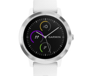 GPS Smartwatch with Contactless Payments and Built-in Sports Apps White/Silver Garmin vívoactive 3 