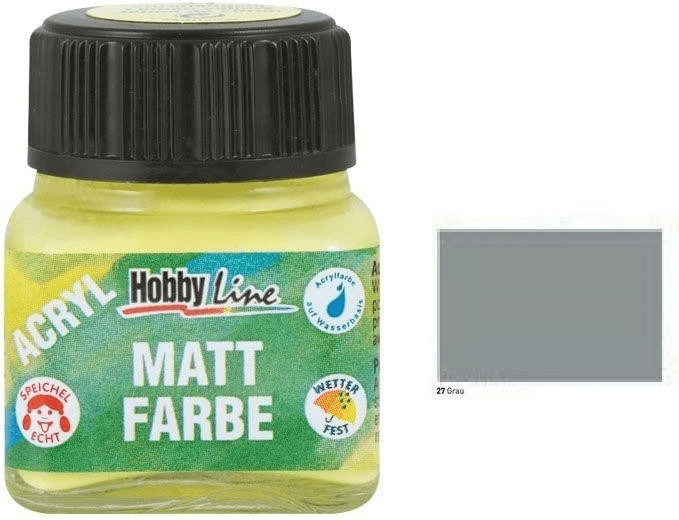 C. Kreul Peinture acrylique mate 20 ml gris bleu