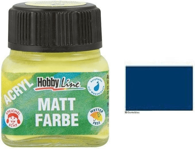 C. Kreul Peinture acrylique mate 20 ml bleu foncé